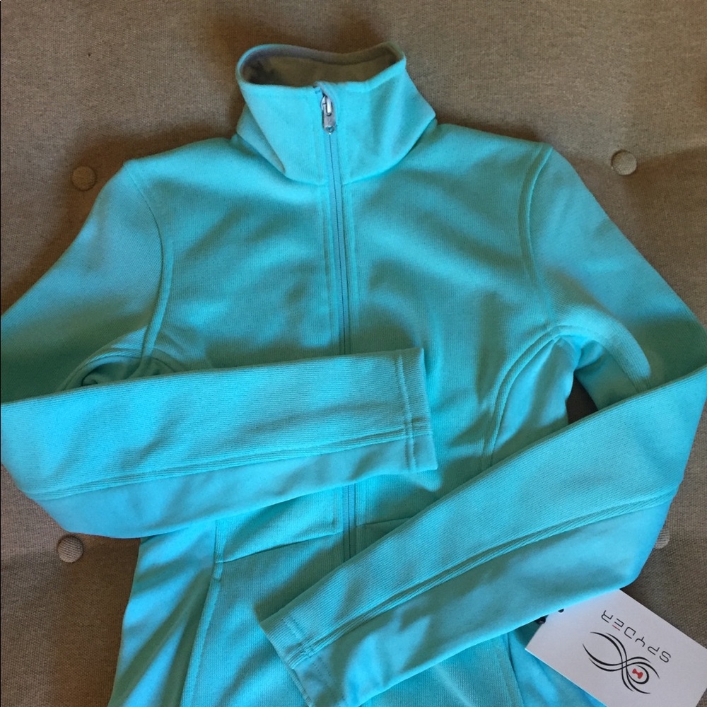 Women’s Turquoise Spyder Jacket/Mid-Layer